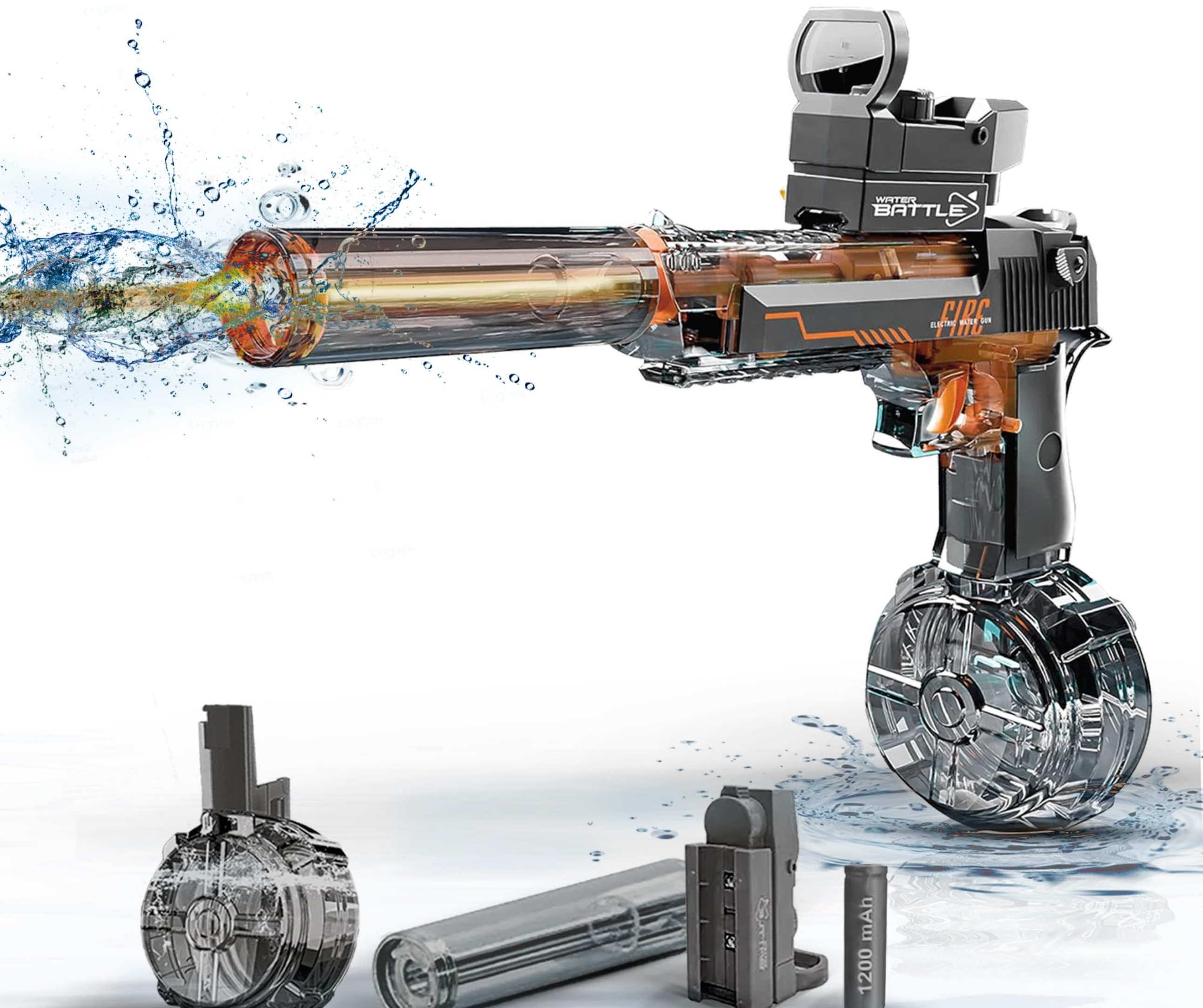 WATER GUN Pistolet à eau automatique avec mitraillette