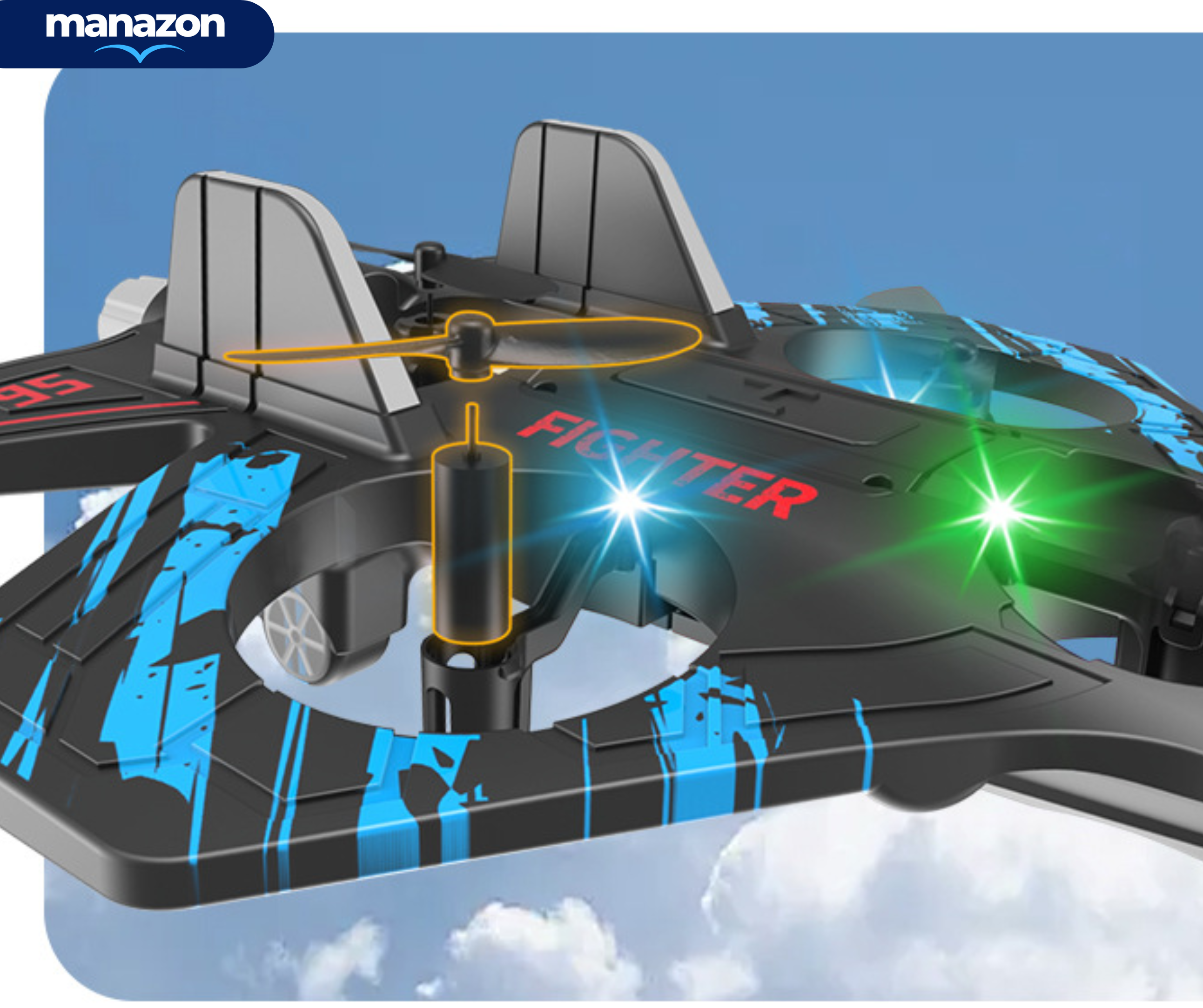 AEROFLY HOME Avion drone jouet intérieur et extérieur