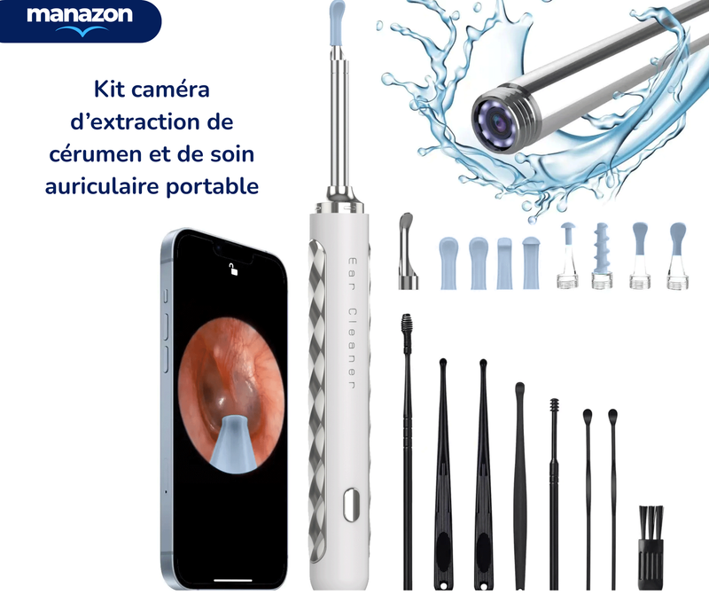 EAR CLEANER - Nettoyeur d'oreille intelligent avec camera HD