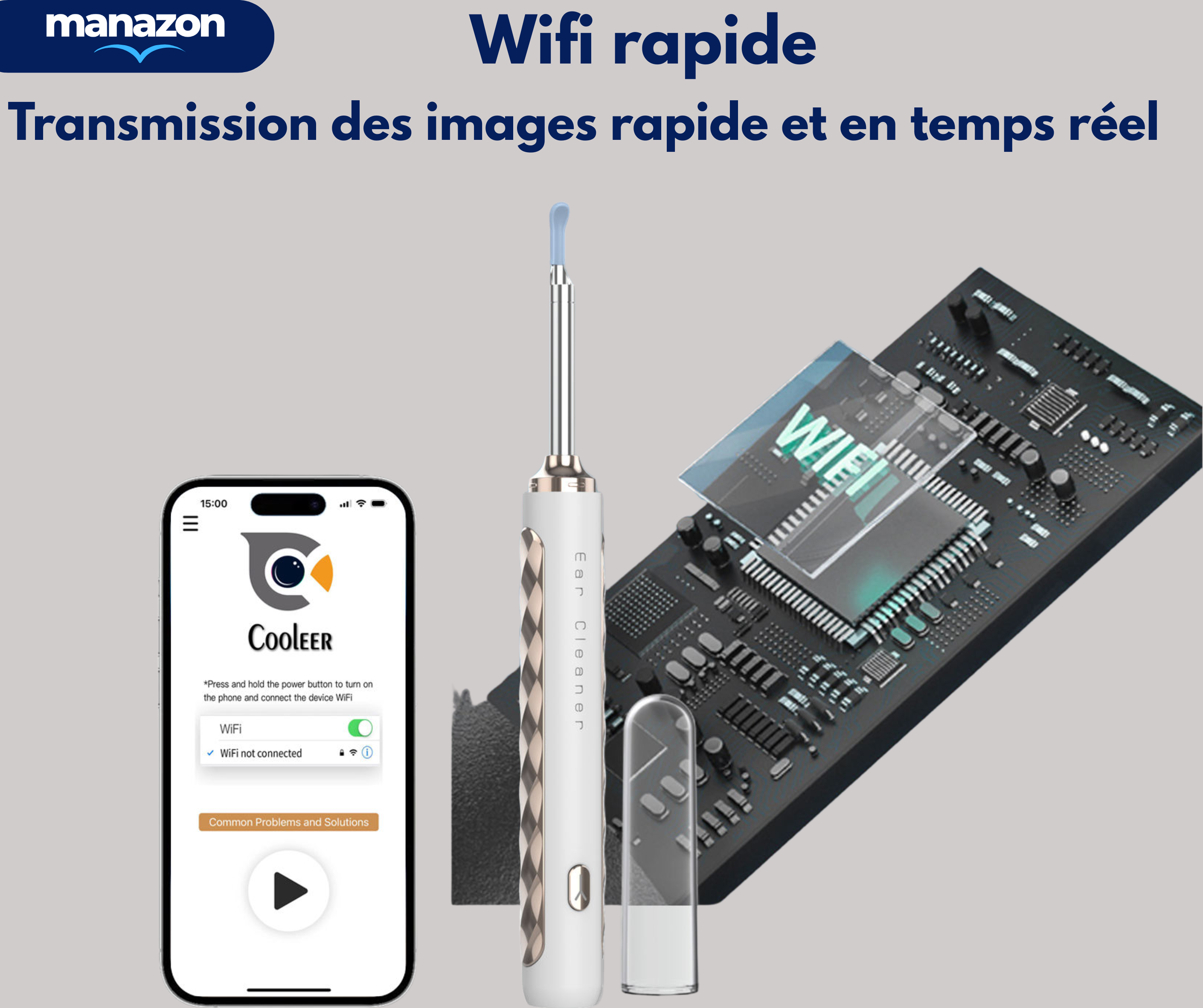 EAR CLEANER - Nettoyeur d'oreille intelligent avec camera HD