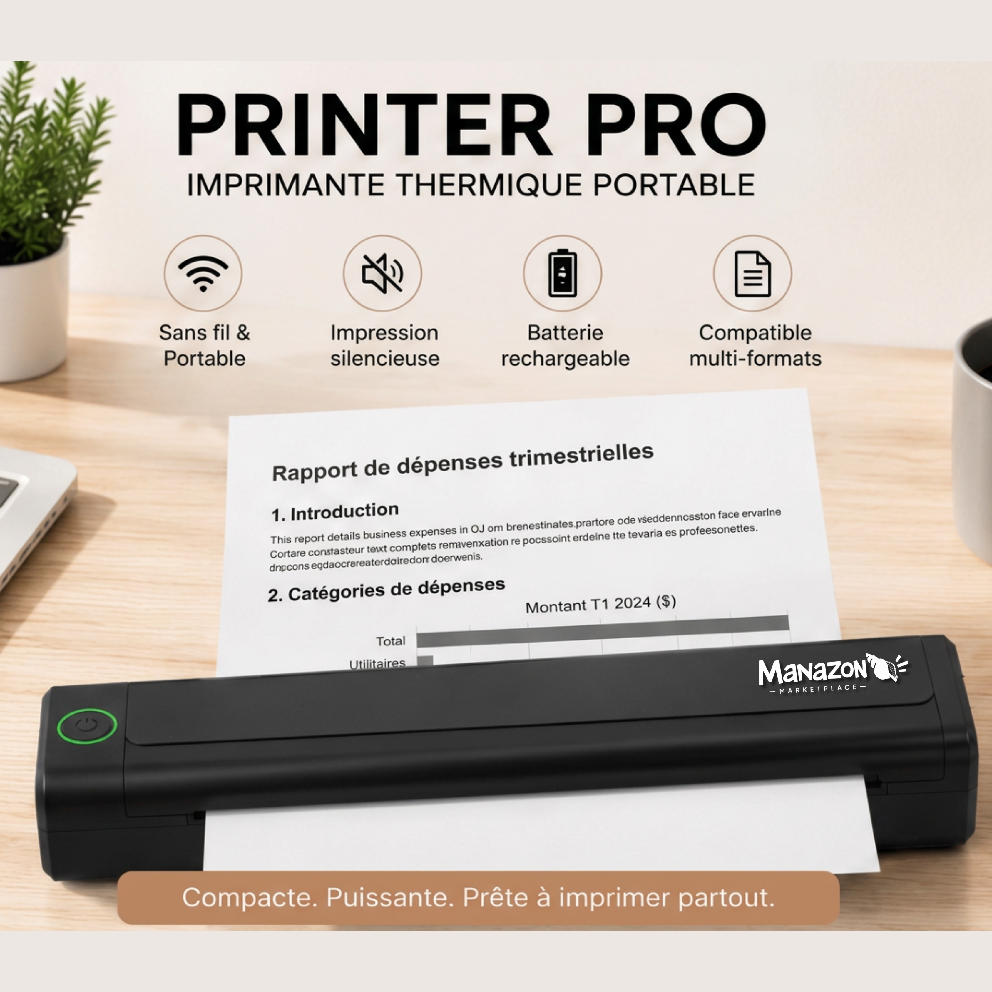PRINTER PRO-Imprimante thermique portable