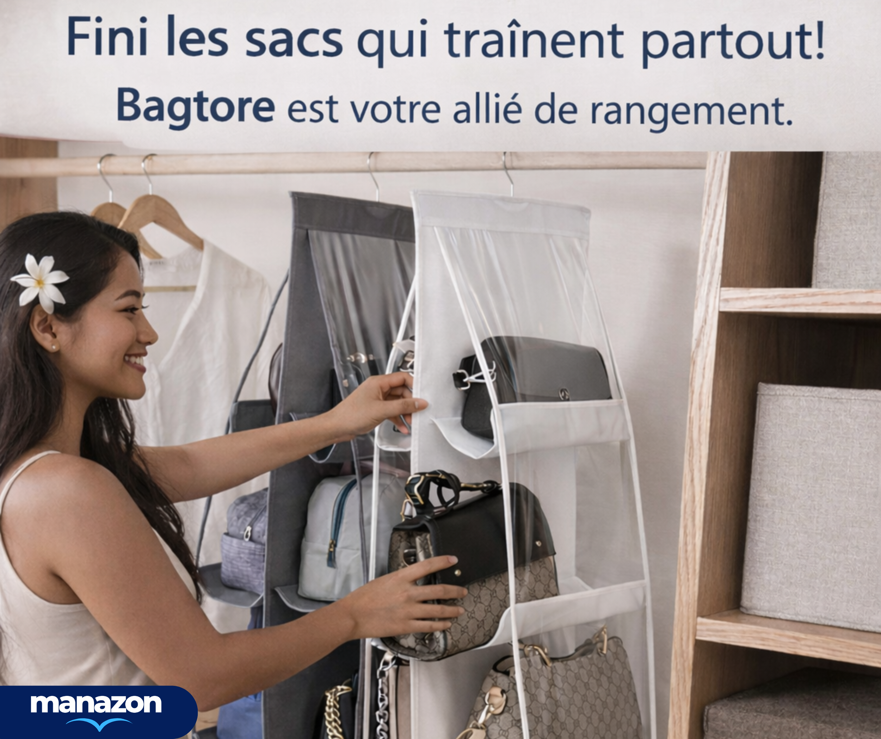 STORE BAG - Sac de rangements intelligent lot de 2