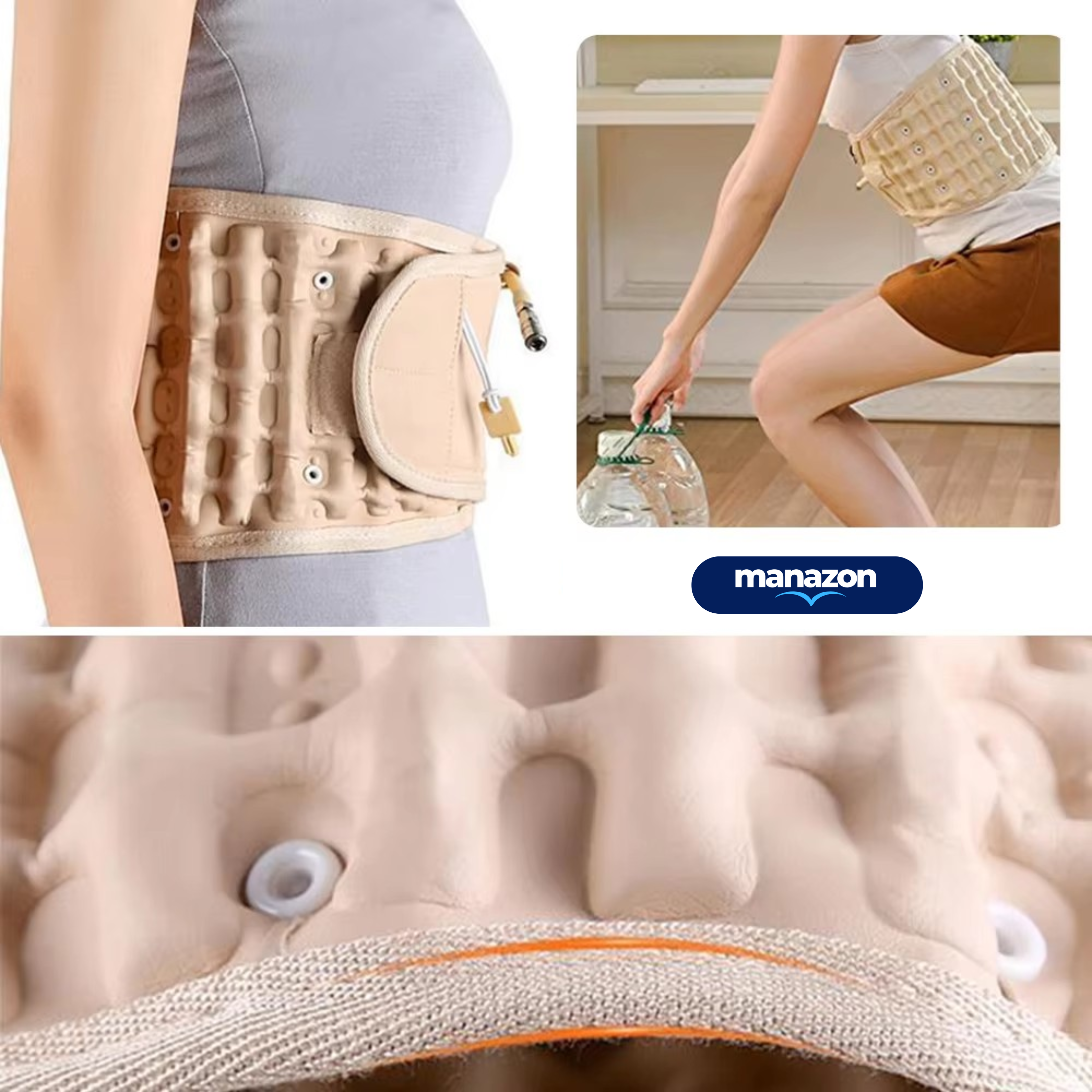 SOLID BELT - Ceinture lombaire gonflable libération lombaires