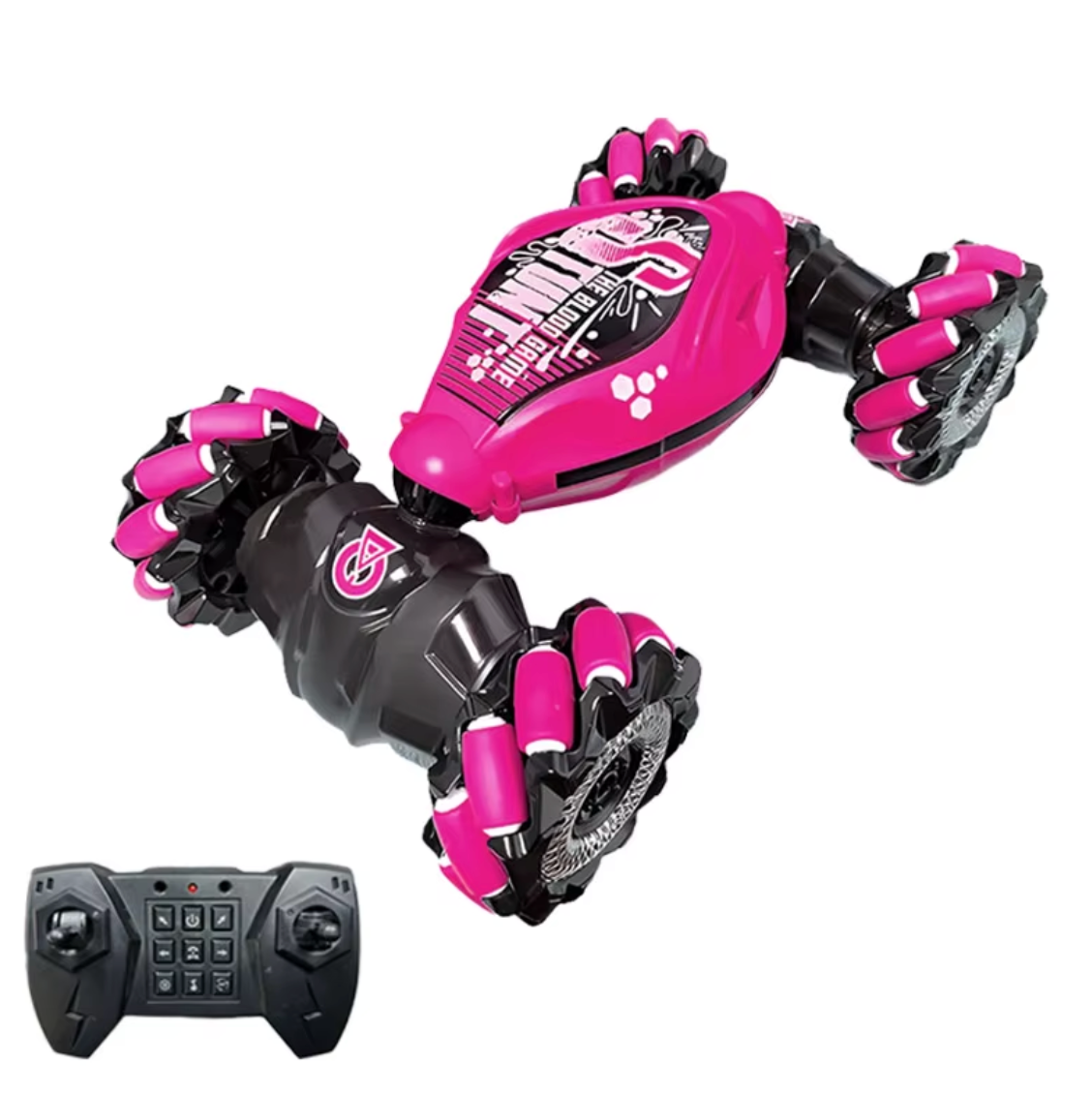 STUNT CAR- Voiture télécommandée avec poignet et standard