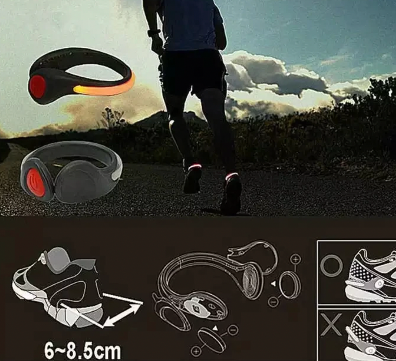 Paire de LED pour chaussures