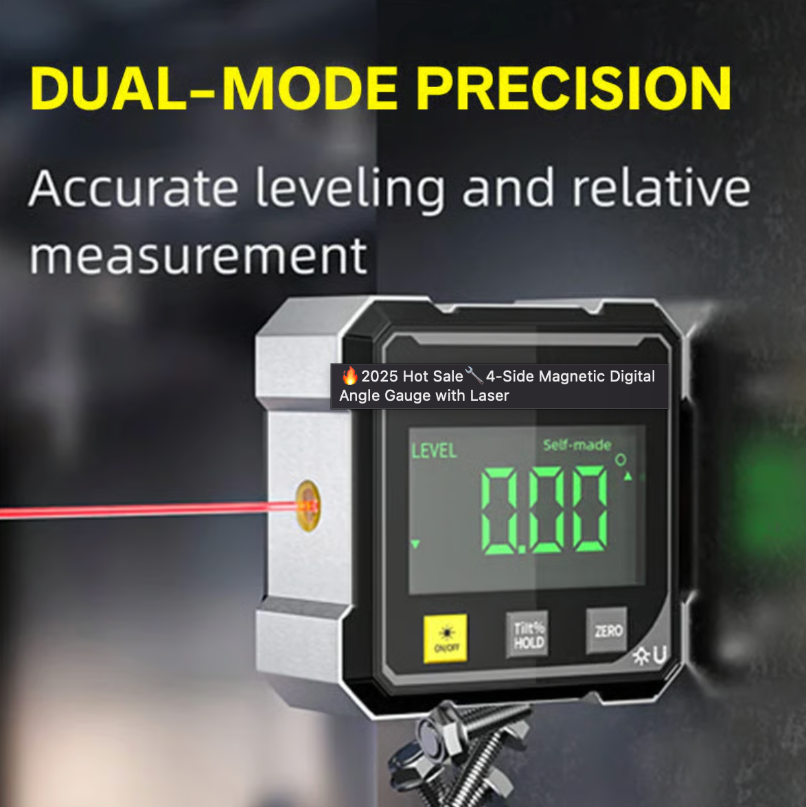 Niveau lazer portable numérique