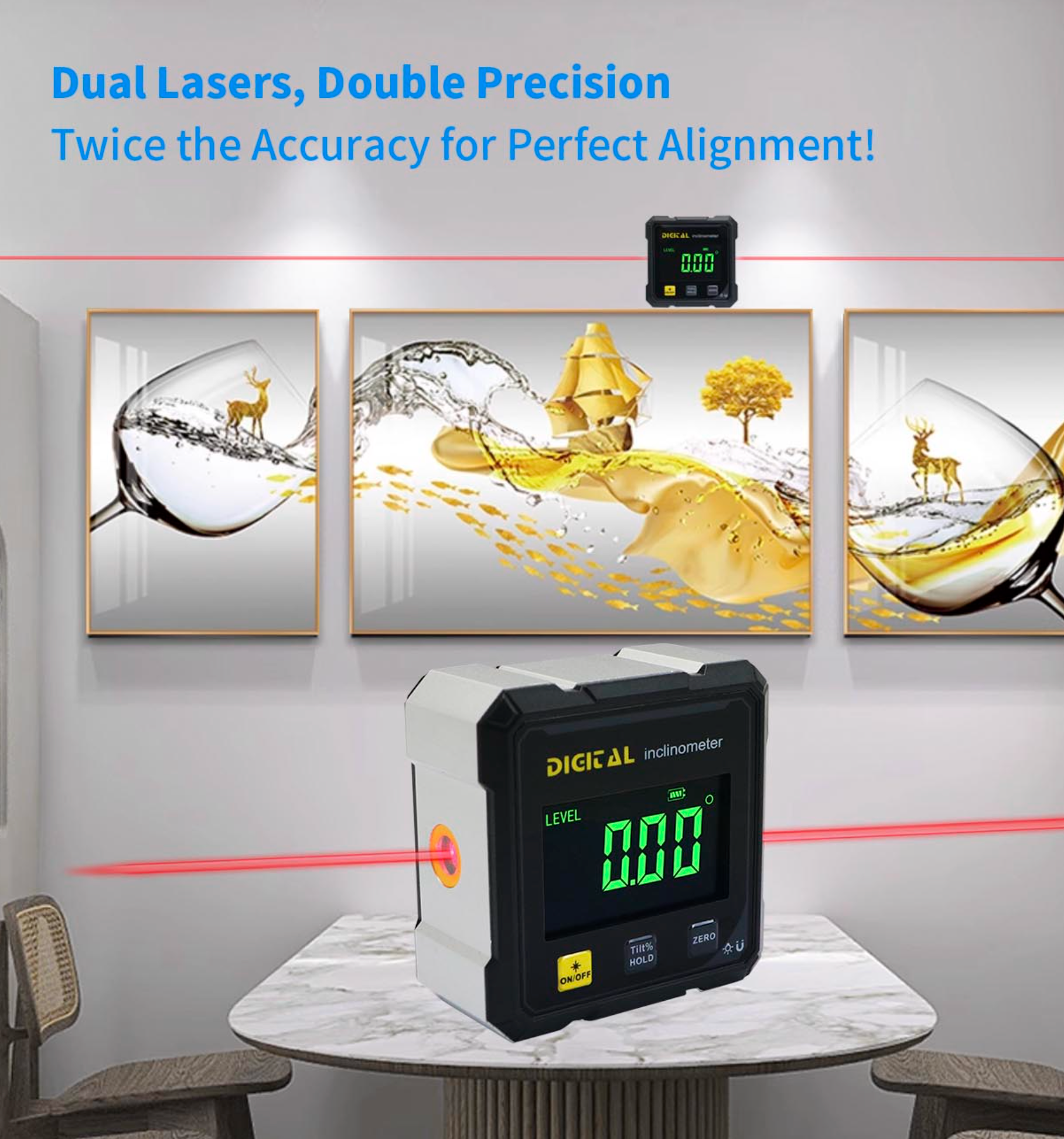 Niveau lazer portable numérique