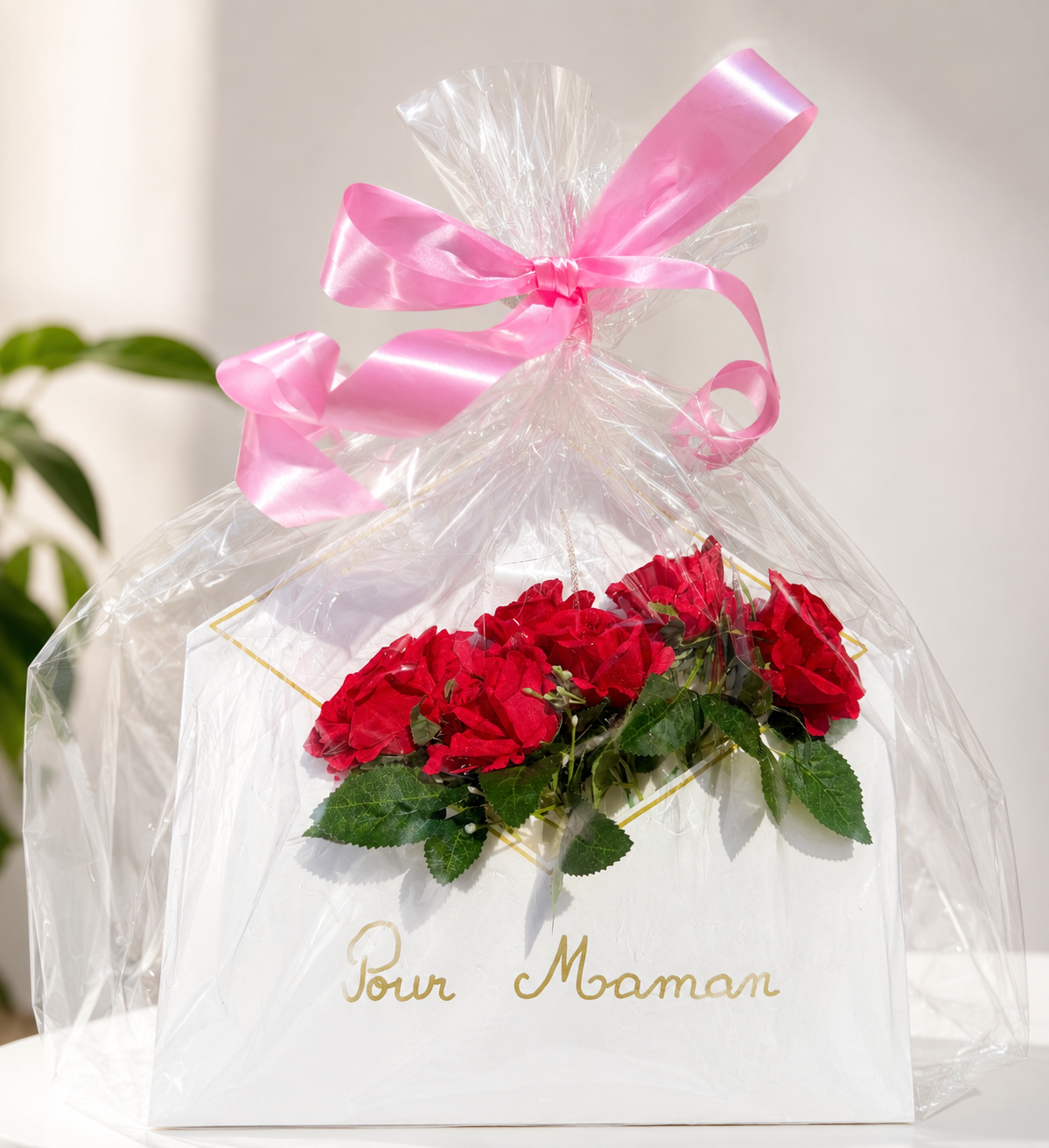 Bouquet fête des mères et collier I love you