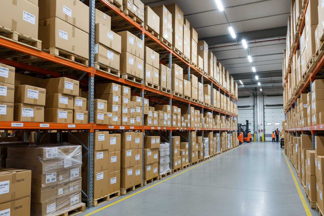 génère des cartons en stock